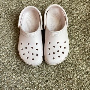 light pink crocs
